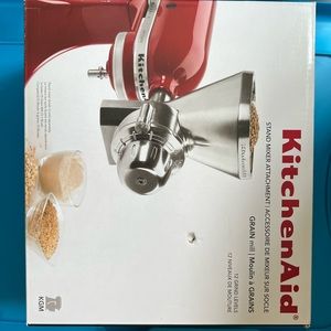 Kitchen Aid grain mill. Brand new never opened.
